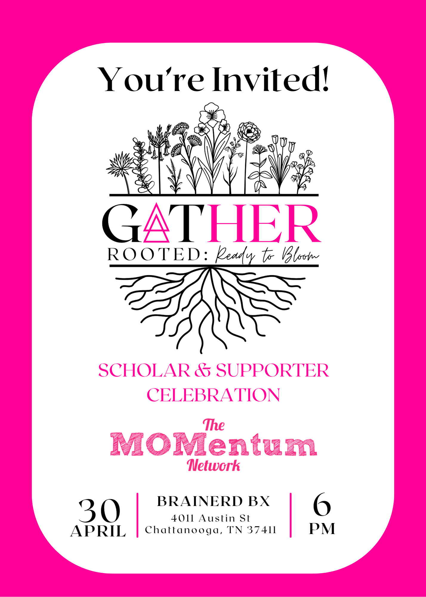 April 30 | GATHER | Scholar and Supporter Celebration
